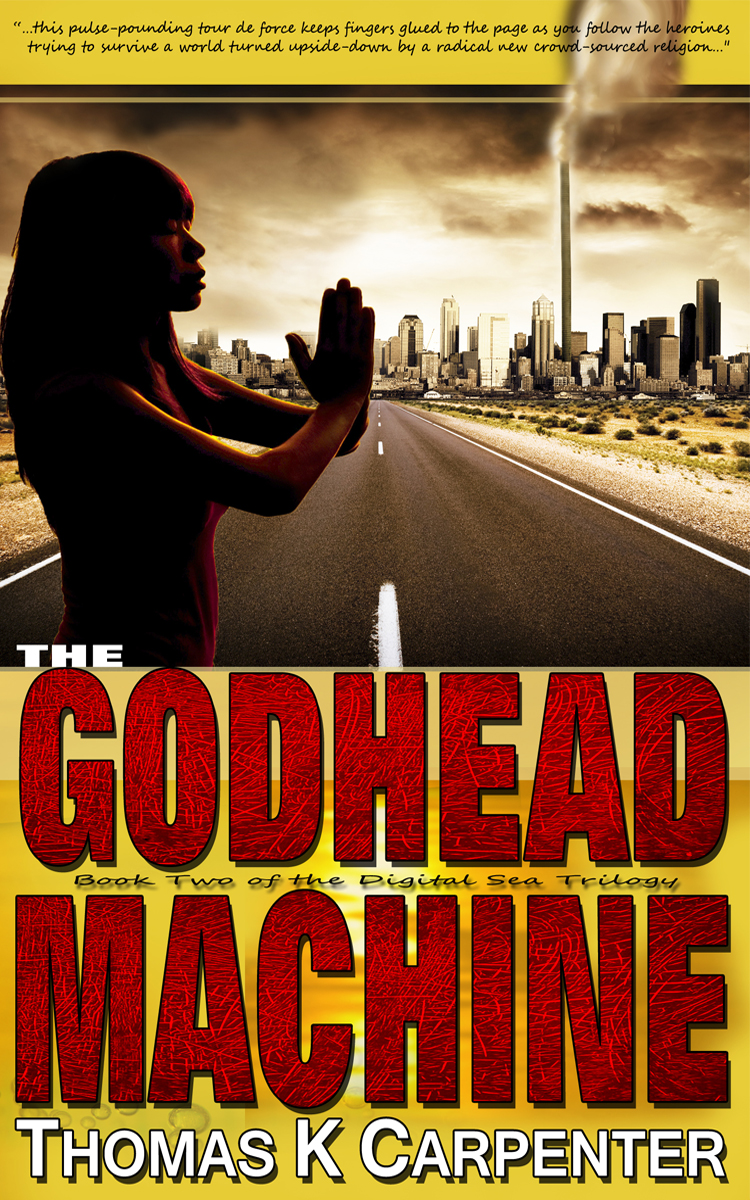 book cover for the godhead machine