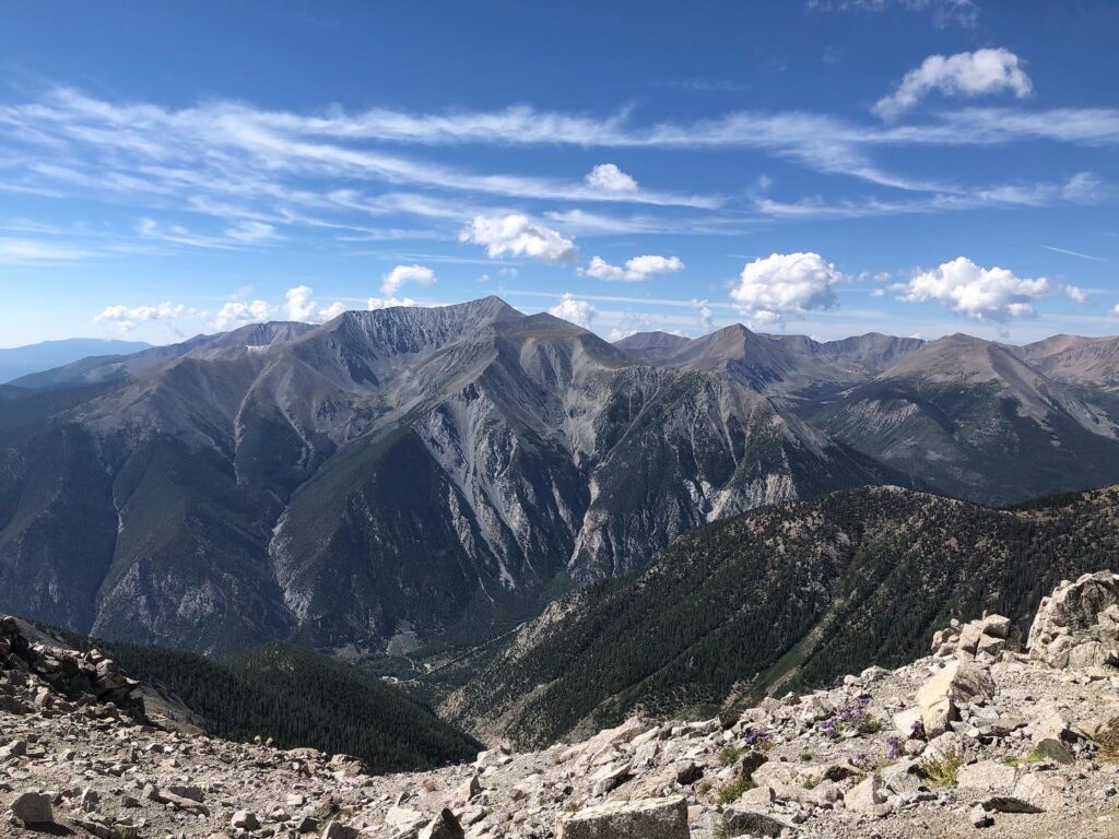 The view from Mt. Princeton